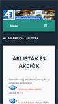 Mobile Screenshot of ablakbuda.hu